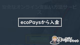 ecoPaysから入金